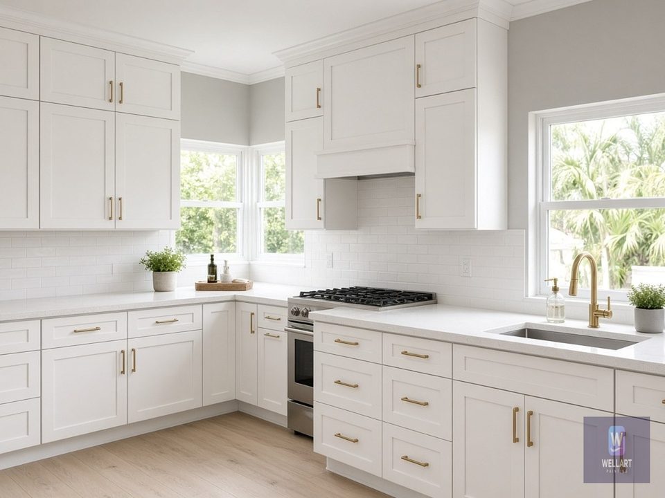 Cabinets finish example 01 — WellArt Painting Broward & Palm Beach