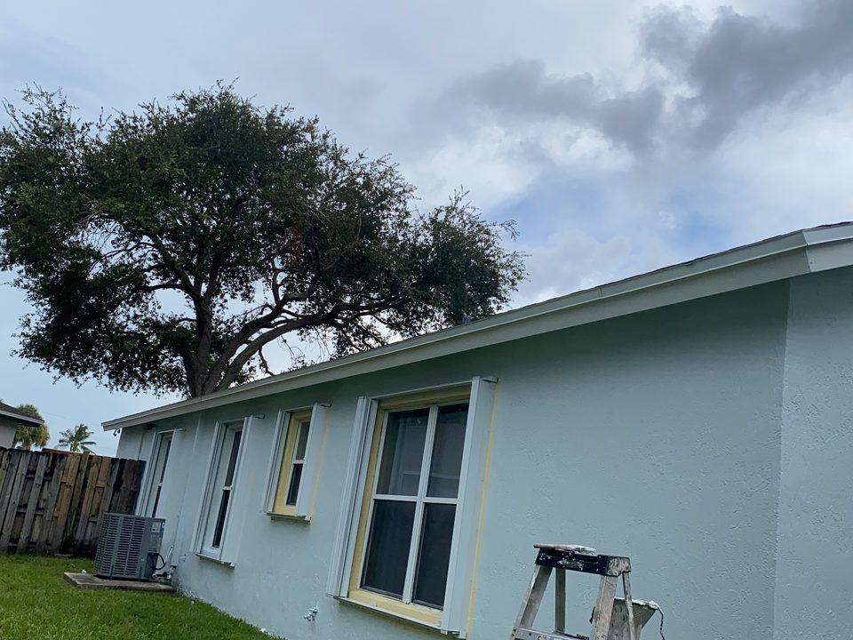 Exterior finish example 01 — WellArt Painting Broward & Palm Beach